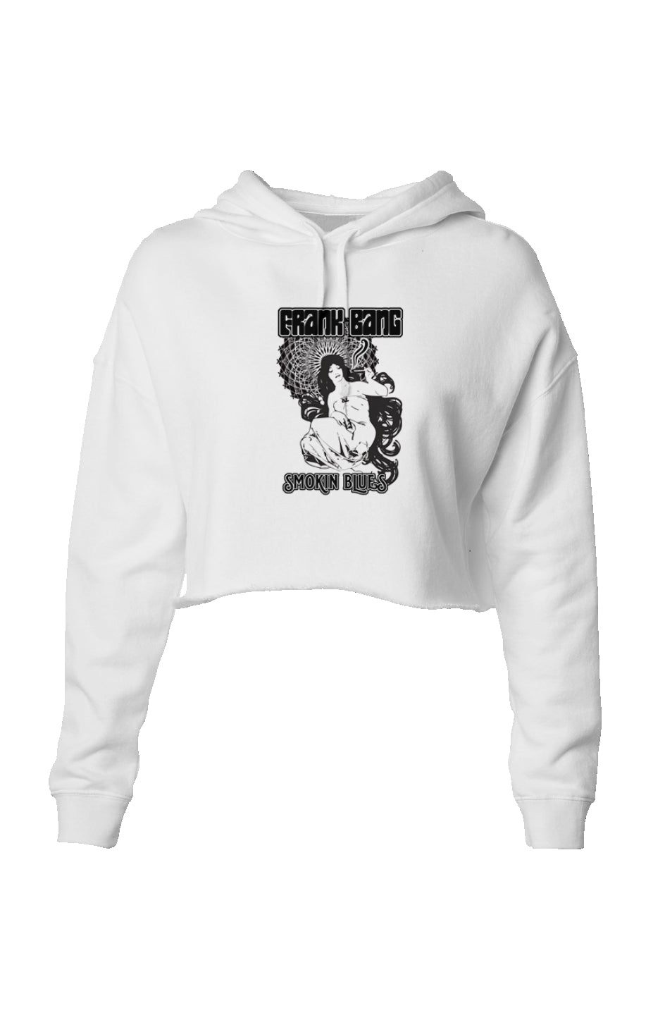 Frank Bang Mary Jane Ladies Lightweight Crop Hoodie